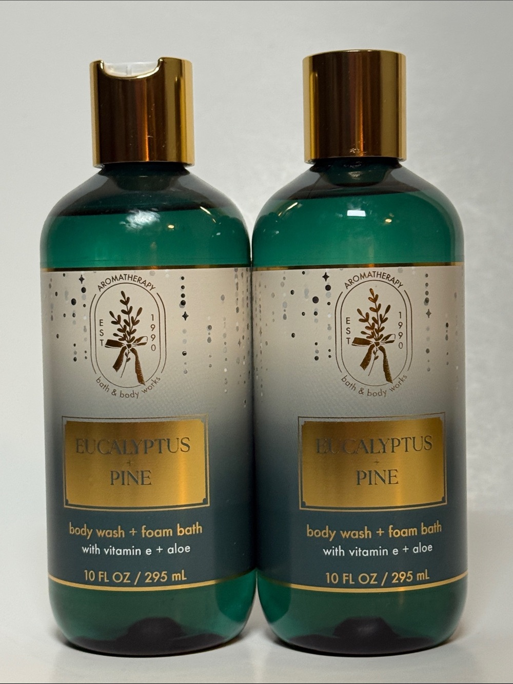 Bath & Body Works Aromatherapy Eucalyptus Pine Body Wash Foam Bath 2 - 10 FLOZ